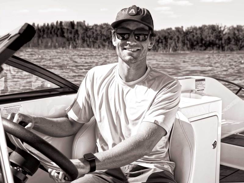 BTG525-WAV-Harrison-2 Gordon Harrison at the helm