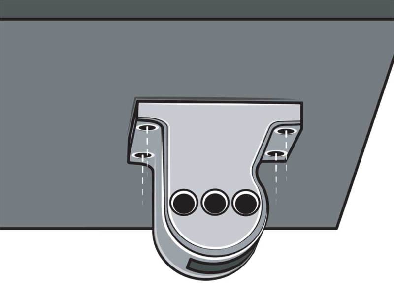 Installing the mirror bracket