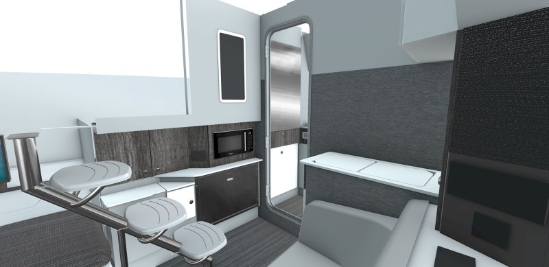 Formula 360 CBR galley