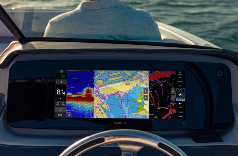 Garmin GPSMAP 15x3 Ultrawide installed