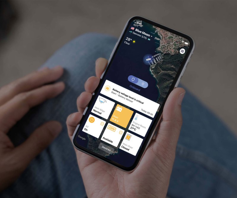 Vanemar app for boating safety