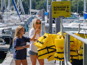Borrowing life jackets