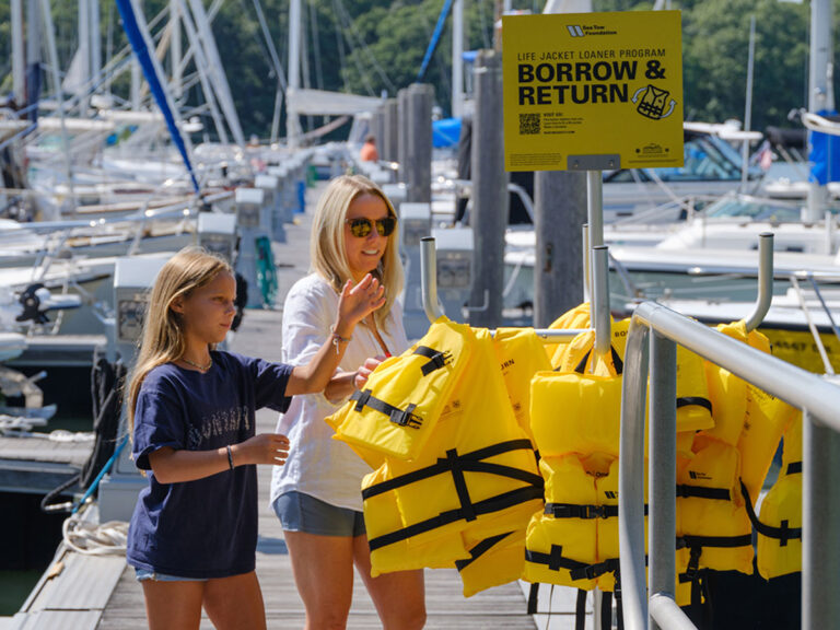 Borrowing life jackets