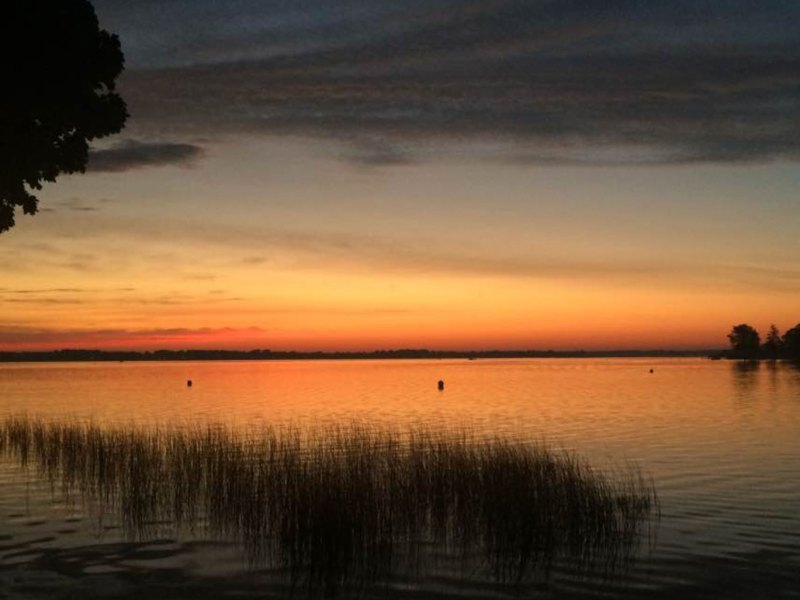 Lake Wawasee sunrise