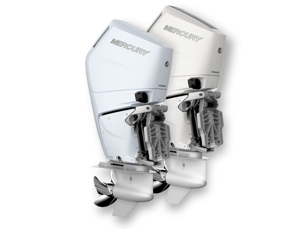 Mercury Marine in different shades of white