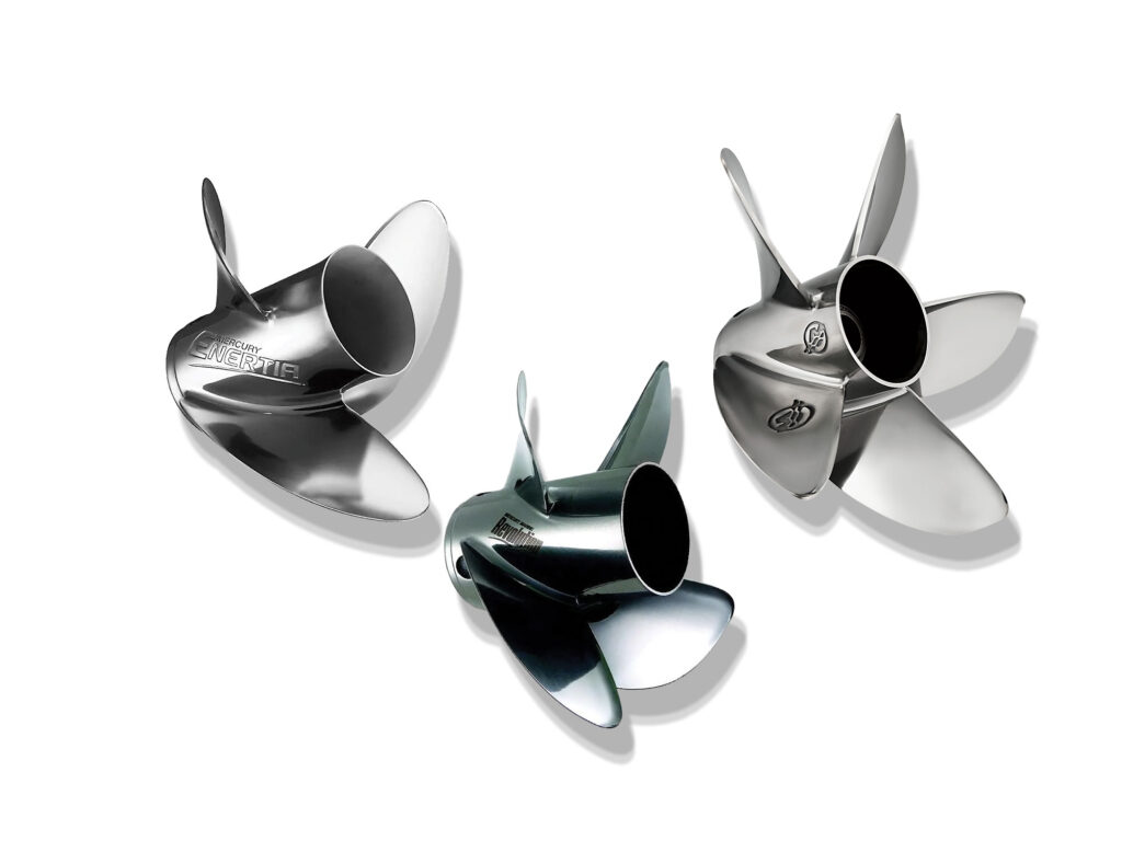 Collection of Mercury propellers