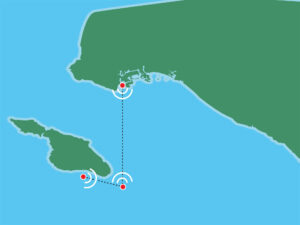 Map of VHF relay