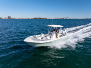 Bay Rider 269 Bay running on the bay