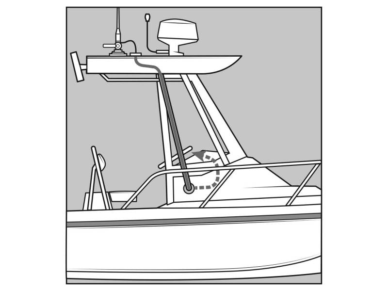 Check the VHF antenna