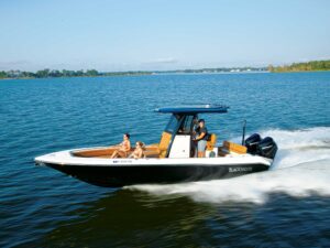 Blackwood running with a trim system