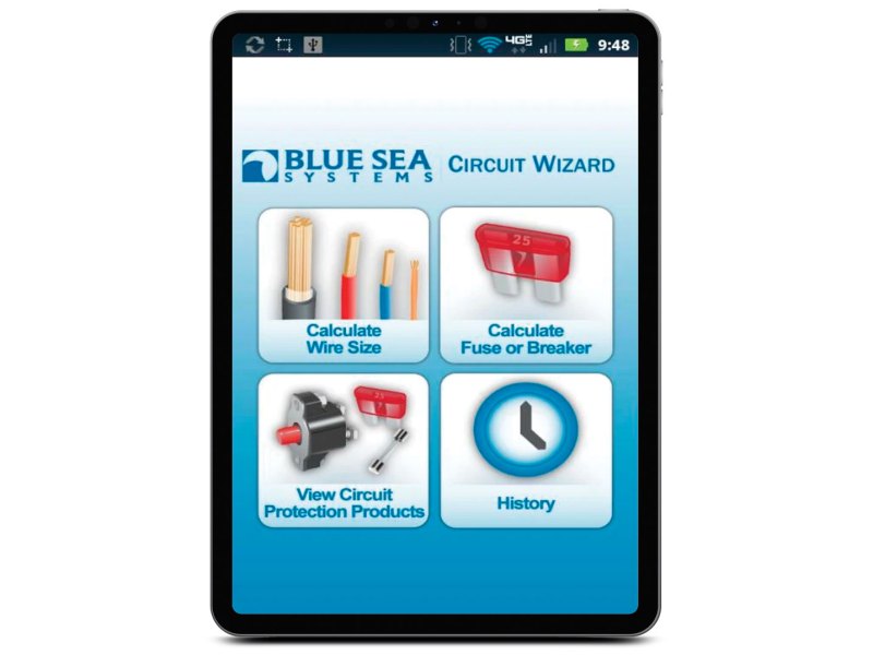 Blue Sea Circuit Wizard App