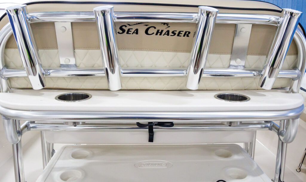Sea Chaser 22 HFC rod holders