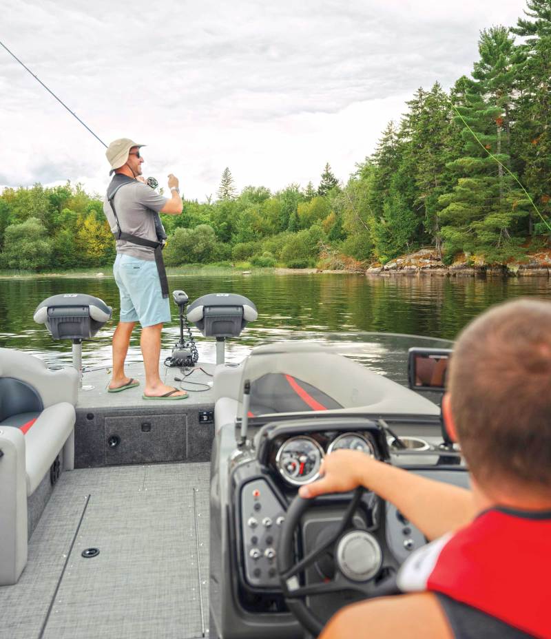 Princecraft Ventura 224 casting platform