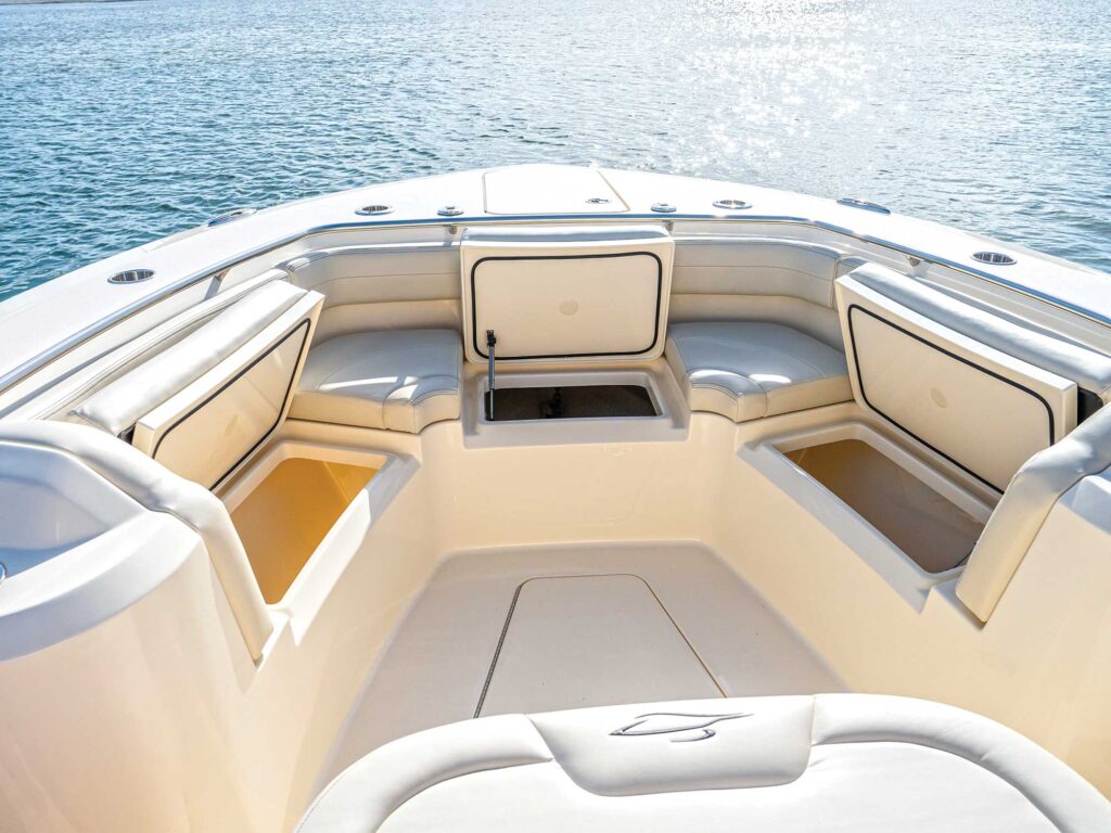 Scout 288 LXF bow storage