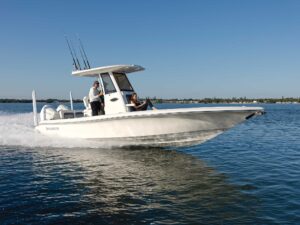 Shearwater 270 SS Open Carolina running smoothly