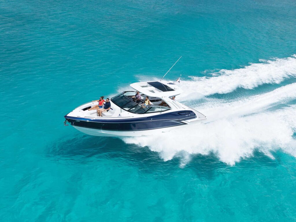 Formula 360 CBR out on the ocean