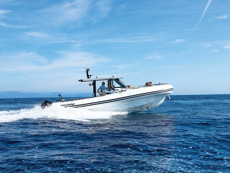 Zodiac X10CC out on the ocean