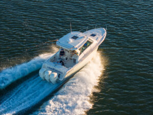 Grady-White Express 340 on the ocean