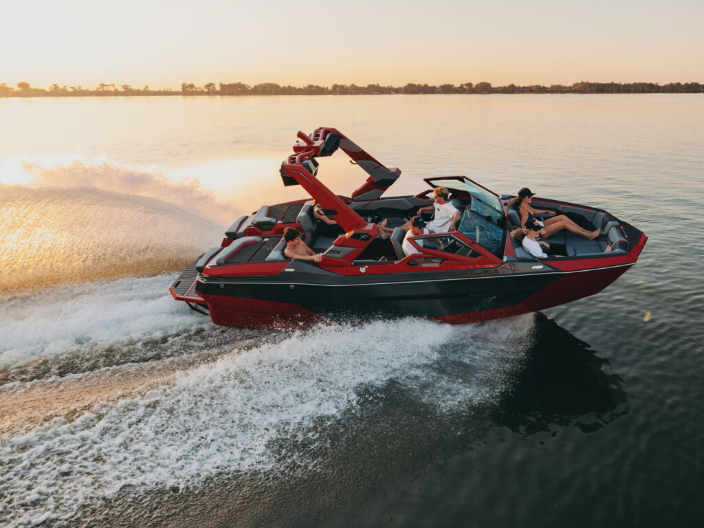 MasterCraft X22 on the lake