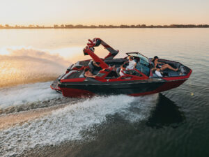 MasterCraft X22 on the lake