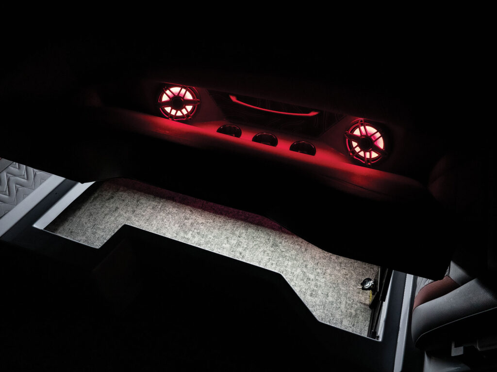 Revel RS25L RGB lighting