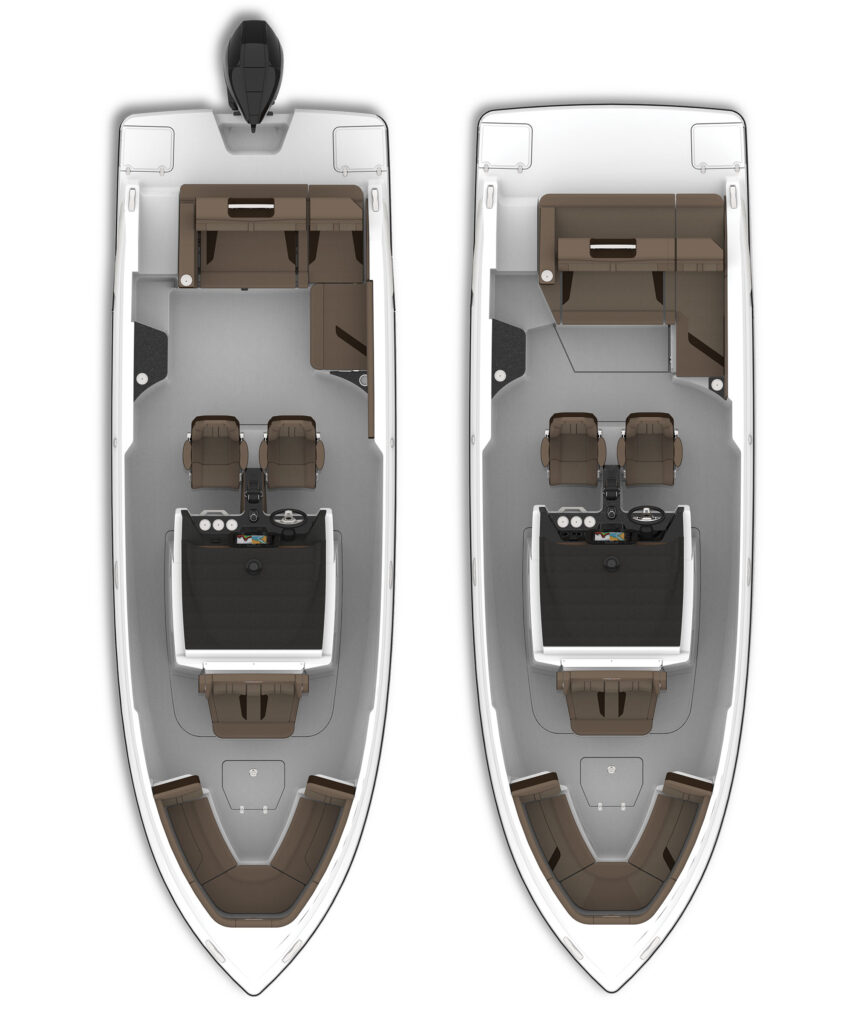 Monterey boat overhead showing differences