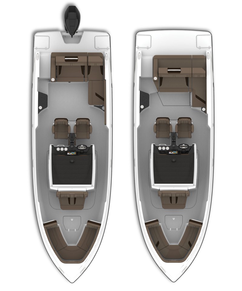 Monterey boat overhead showing differences