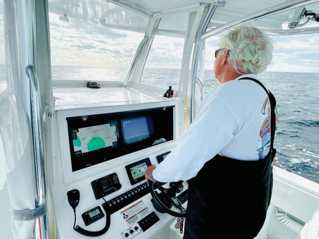 SiriusXM Marine at the helm