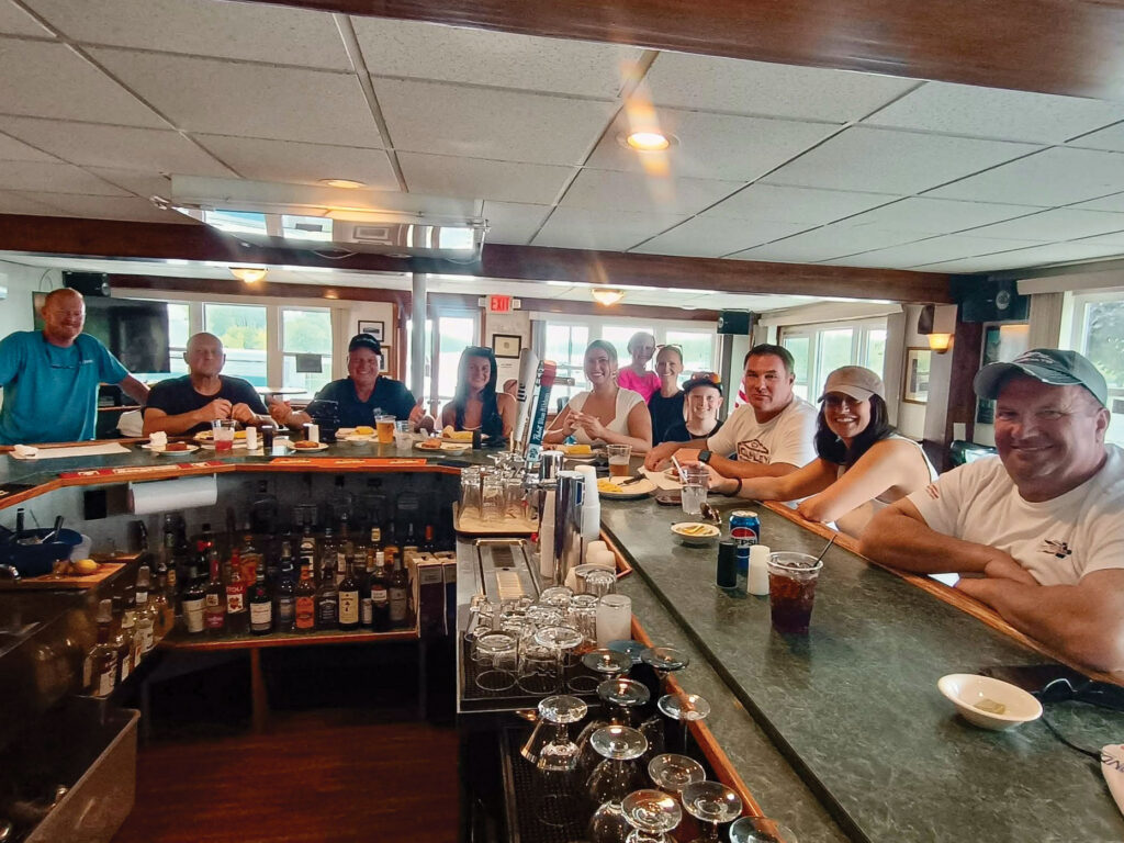 Castelton Boat Club bar