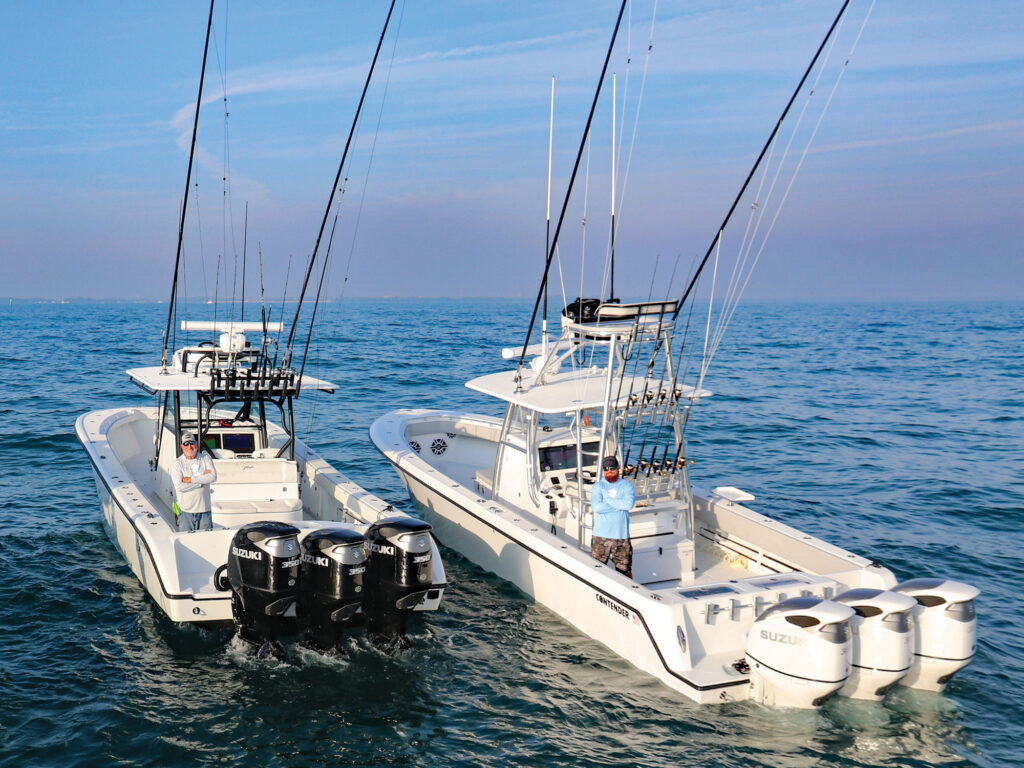 Two fishing boats side by side