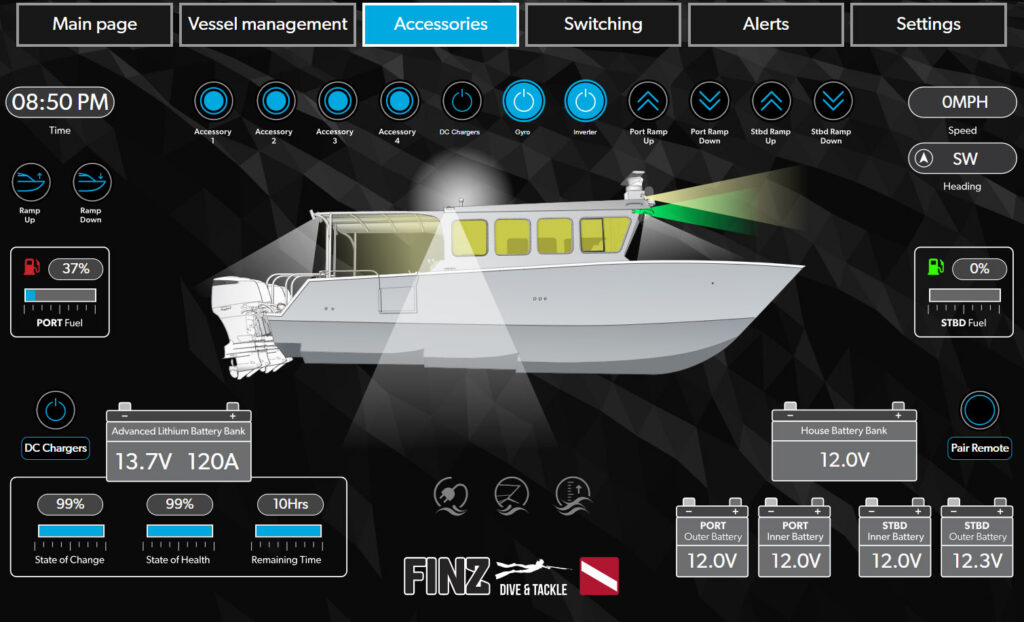 Interface for LiFePO4 battery system