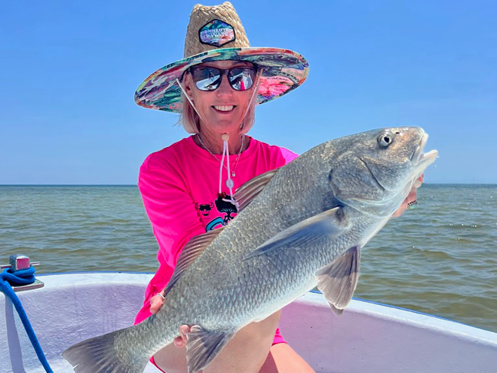 Cory Redwine with drum