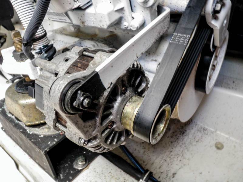 Engine belt check