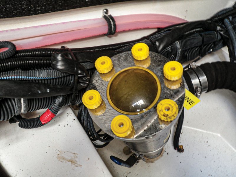 Sea strainer check