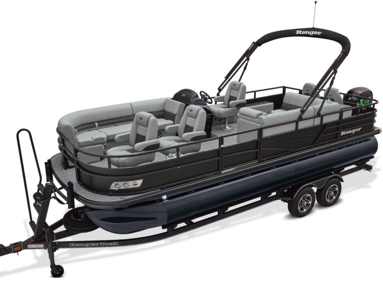 Ranger 223FC on a trailer