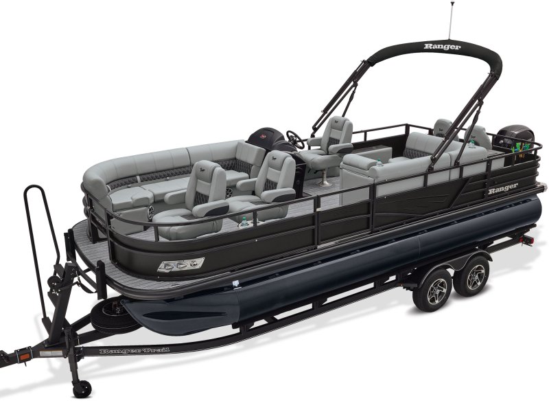 Ranger 223FC on a trailer