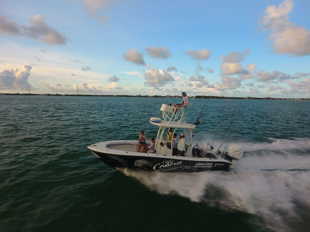 Charter fishing boat using Furuno electronics