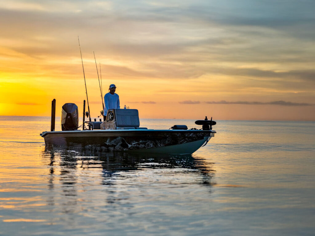 Skiff fishing with Furuno