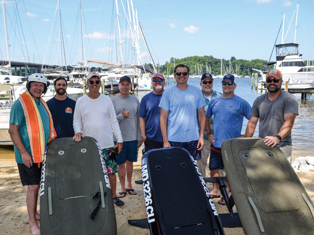 ABYC members with foils