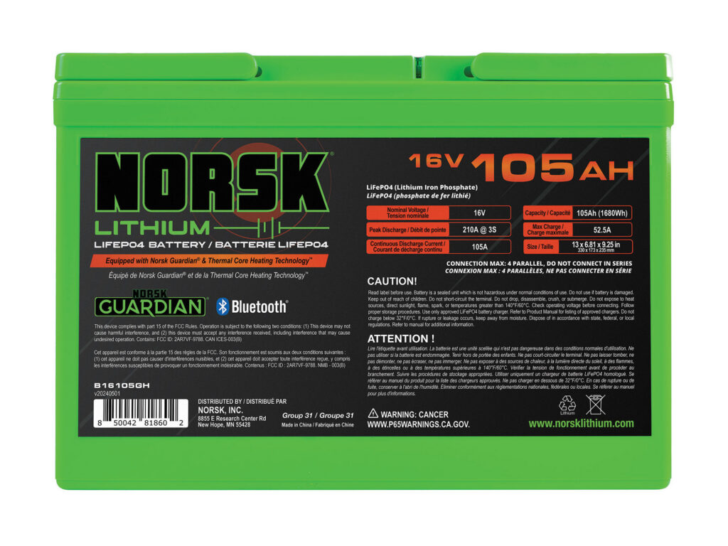 NORSK lithium battery