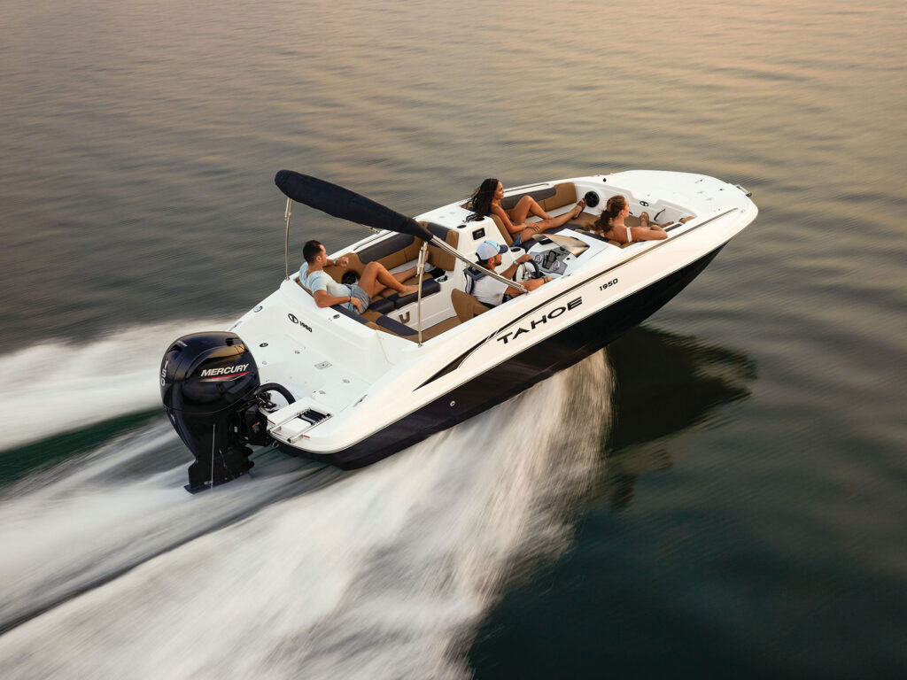 Tahoe 1950 on the lake