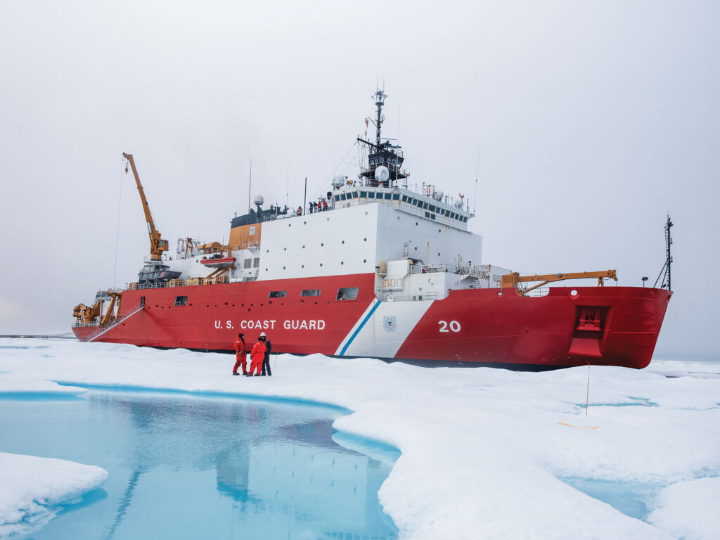 CGC Healy out on the ice