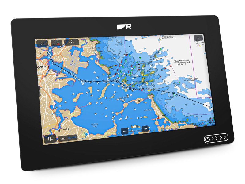 Raymarine Axiom 2 with navigation app
