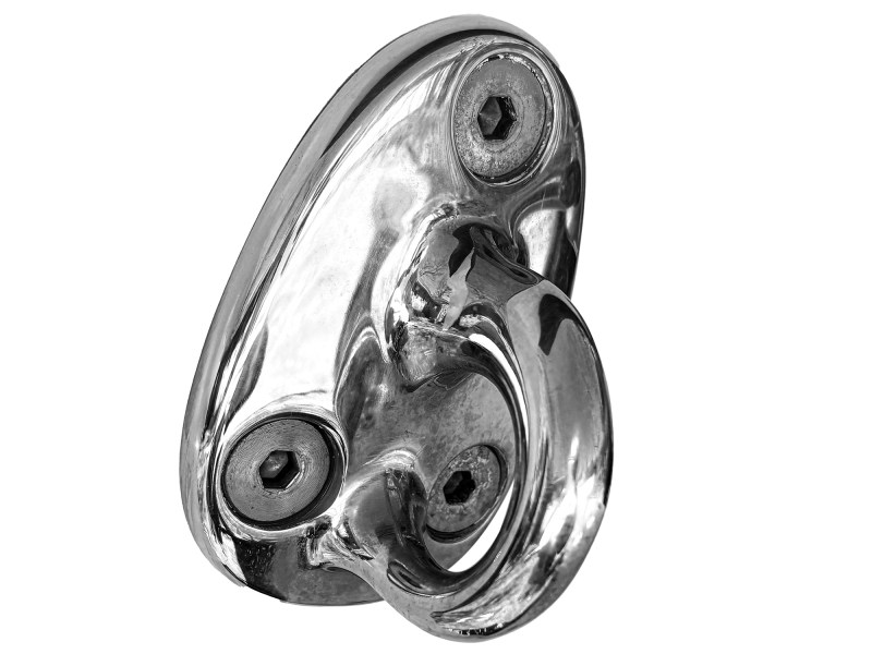 Transom eye from a boat