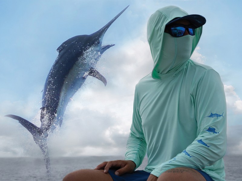 Guy Harvey Marlin Air Sun Protection Hood