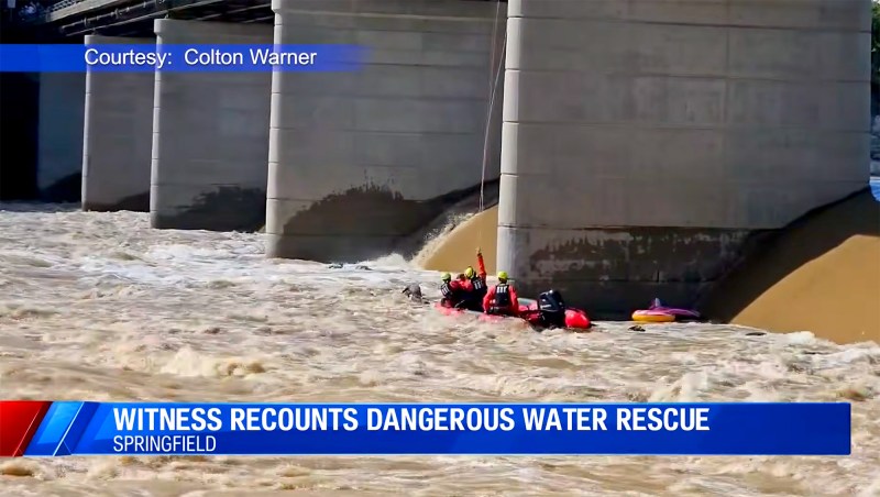 Rescue at Lowhead Dam