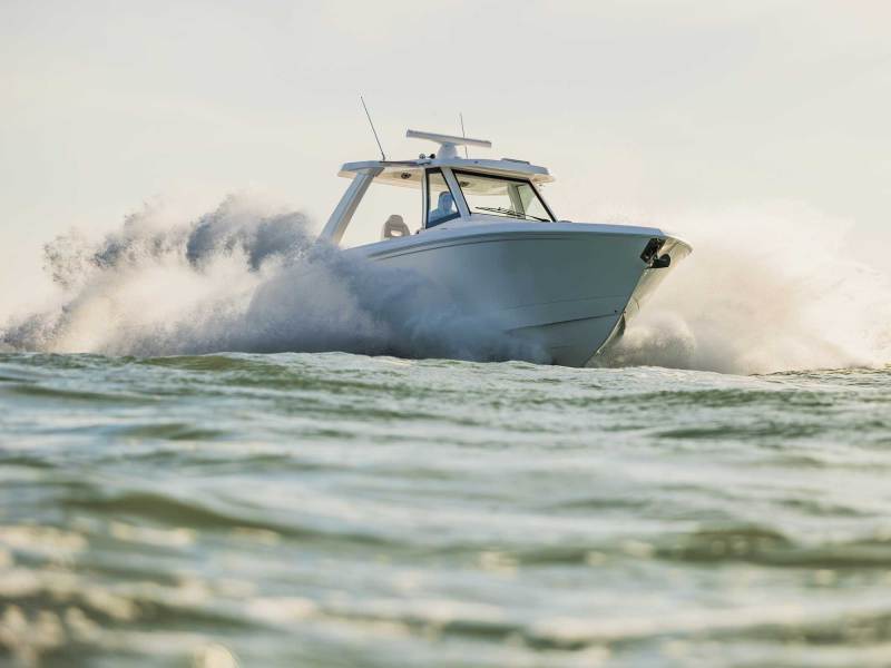 Fishing boat offshore