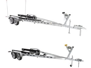Bunk boat trailers