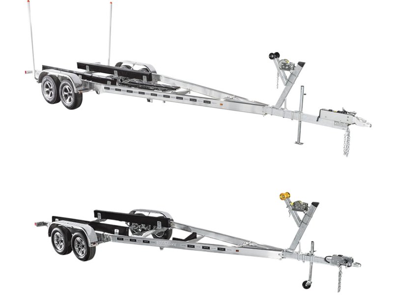 Bunk boat trailers