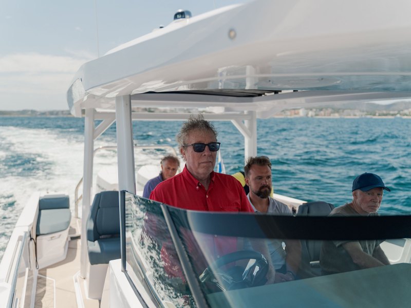 Kevin Falvey at the helm